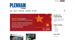 Desktop Screenshot of plenham.co.uk